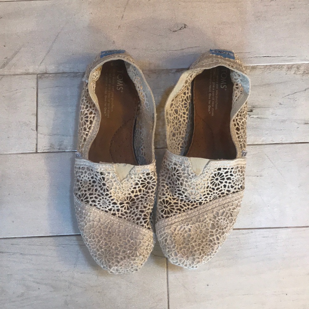 Toms Crochet Slip On